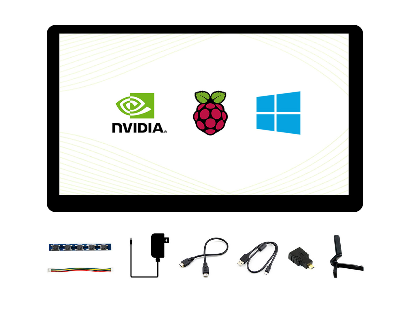     1920  1080 HDMI Ʈ  ġ ũ LCD, ȭ  Ŀ , IPS ÷, 15.6 ġ